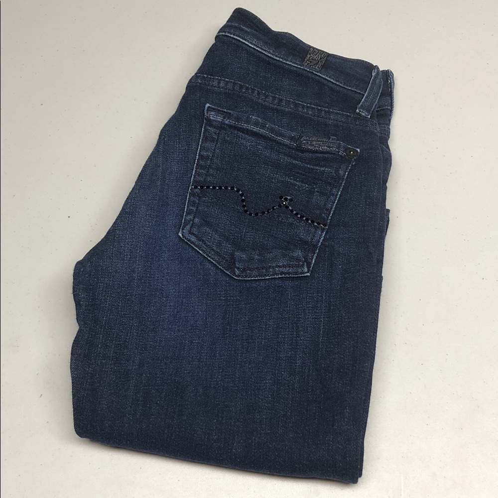LIKE NEW 7 for ALL MANKIND BOOTCUT JEANS 23x29 MADE IN USA 🇺🇸